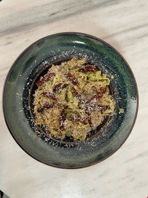 Cevizli Mantarlı Pesto Fettuccine